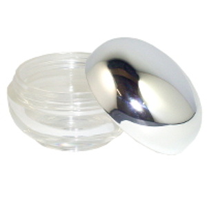 Acrylic Dappen Dish with Silver Top Product Photo