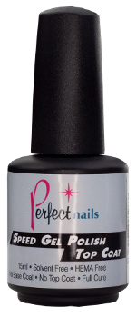 PERFECT NAILS SPEED GEL POLISH TOP COAT $19.95 15ml Product Photo