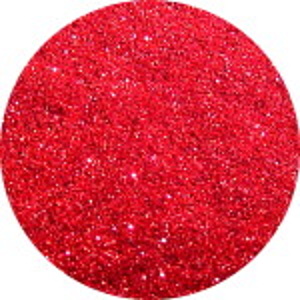 JOSS Warm Red Solvent Stable Glitter 0.004 Square   Product Photo