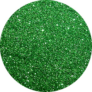 JOSS Light Green Solvent Stable Glitter 0.004 Square   Product Photo