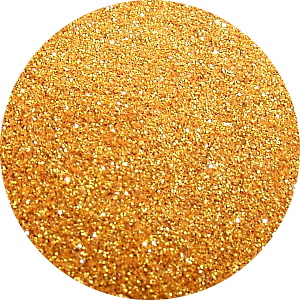 JOSS Old Gold Solvent Stable Glitter 0.004 Square   Product Photo