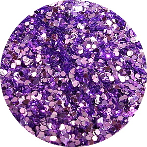 JOSS Lavender Solvent Stable Glitter 0.015Hex   Product Photo