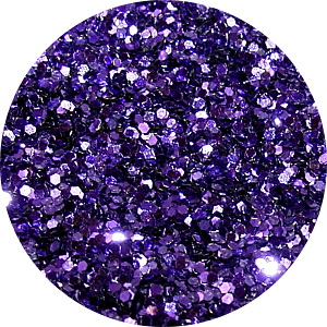 JOSS Purple Solvent Stable Glitter 0.015Hex   Product Photo